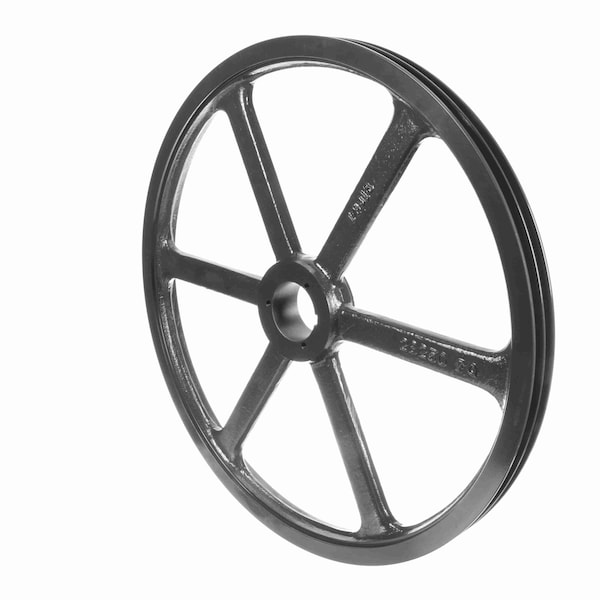 2 Groove Cast Iron Bushed Bore Multiple Sheave, 2TB250